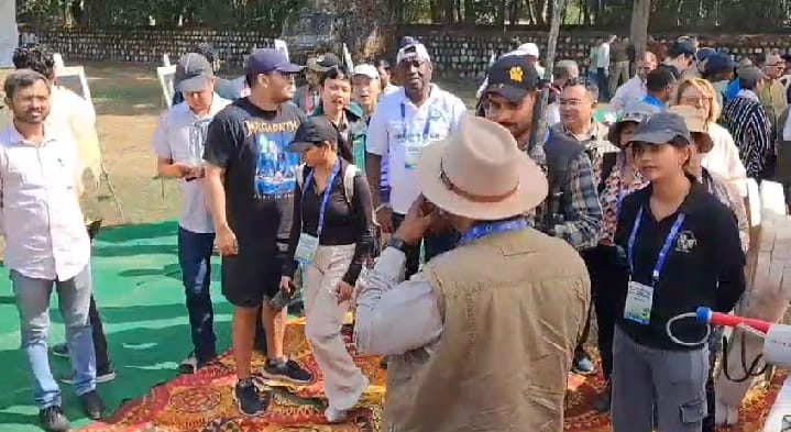 यूनाइटेड नेशन फॉरेस्ट फोरम से जुड़े वन अधिकारियों ने राजाजी टाइगर रिजर्व चीला रेंज का किया दौरा