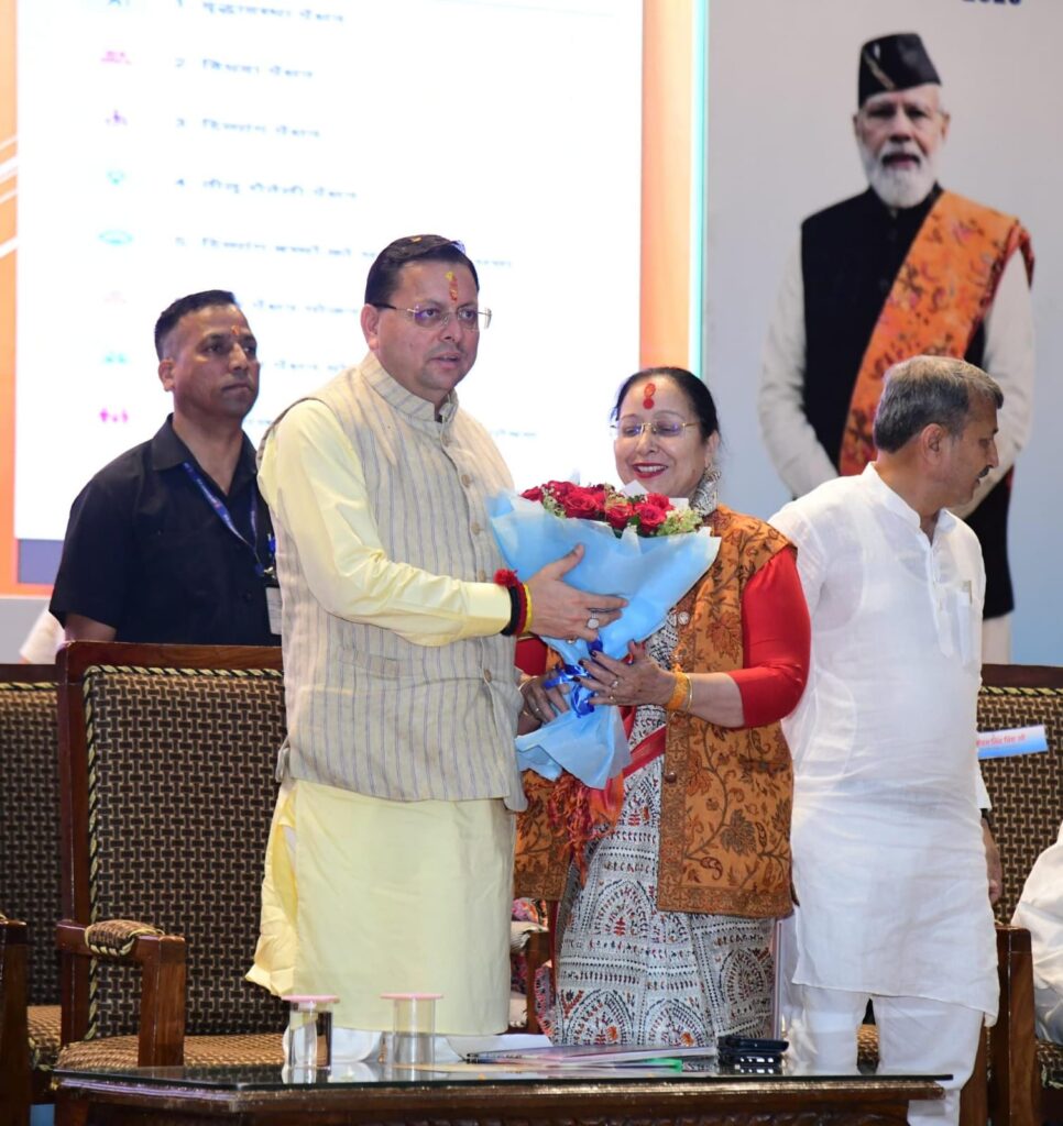 विधायक सरिता आर्या ने किया मुख्यमंत्री पुष्कर सिंह धामी का धन्यवाद